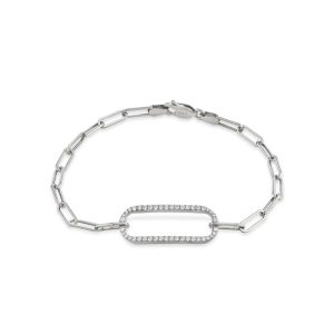 Pave Singleton Bracelet