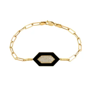 Chroma Pavé Hexagon Bracelet