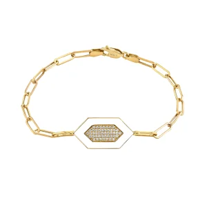 Chroma Pavé Hexagon Bracelet