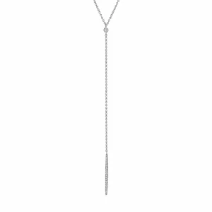 Diamond Linear Drop Necklace