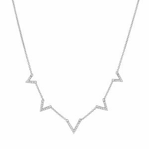 Diamond V Necklace