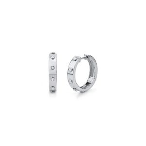 Chroma Gold Hinge Hoops