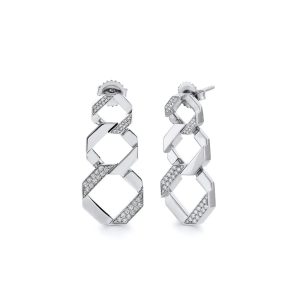 Octave Chain Link Drop Earrings