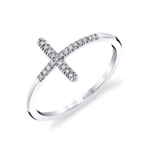 Diamond Cross Ring