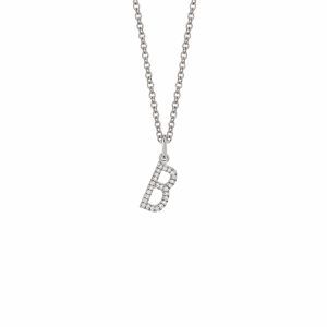 Diamond Initial Pendant