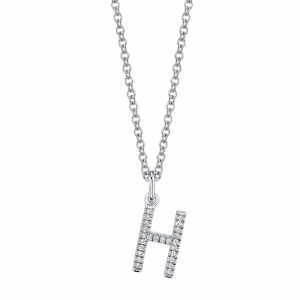 Diamond Initial Pendant