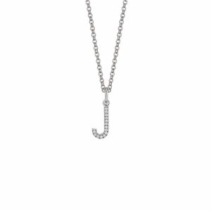 Diamond Initial Pendant
