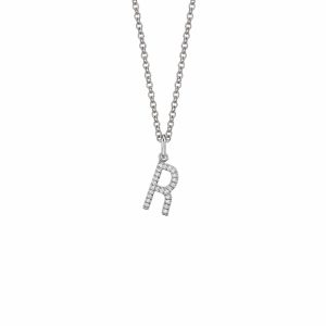 Diamond Initial Pendant