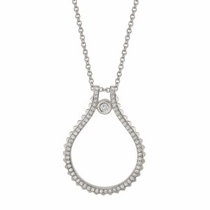 Pavé Signature MM Tetra Pendant
