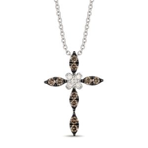 14K WHITE GOLD DIAMOND  PENDANT