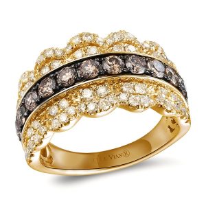 14K YELLOW GOLD DIAMOND  RING