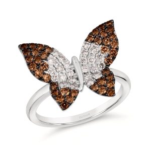 14K WHITE GOLD DIAMOND  RING