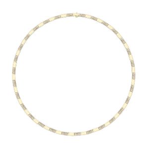 14K YELLOW GOLD DIAMOND  NECKLACE