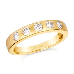 14K YELLOW GOLD DIAMOND  RING