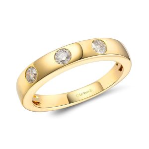 14K YELLOW GOLD DIAMOND  RING