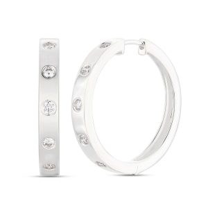 14K WHITE GOLD DIAMOND  EARRINGS