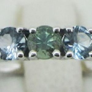 14K WHITE GOLD MONTANA SAPPHIRE RING