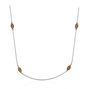 Necklace in 18k Gold with Diamonds