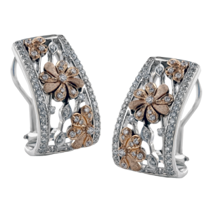 Earring in 18k Gold with Diamonds