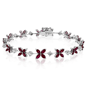 Color Bracelet in 18k Gold with Diamonds