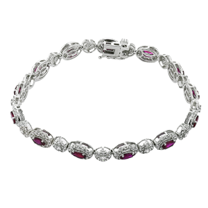Color Bracelet in 18k Gold with Diamonds