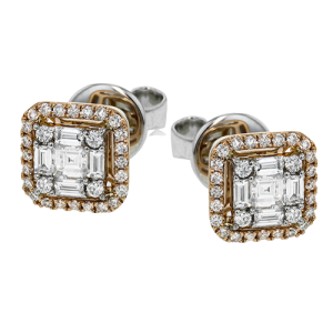 Earring in 18k Gold with Diamonds