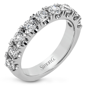 Anniversary Ring in 18k Gold with Diamonds