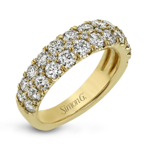Anniversary Ring in 18k Gold with Diamonds