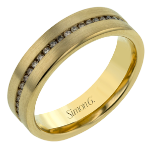 Men Ring in 14k Gold with Diamonds