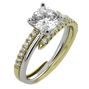 Wedding Set in 18k Gold with Diamonds