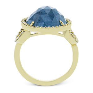 Color Ring in 18k Gold with Diamonds