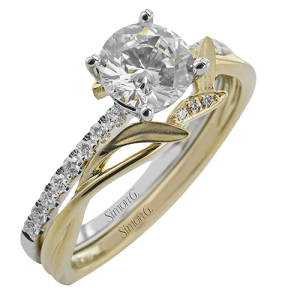 Wedding Set in 18k Gold with Diamonds