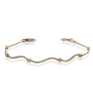 Bracelet in 18k Gold with Diamonds