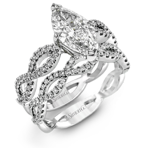 Wedding Set in 18k Gold with Diamonds