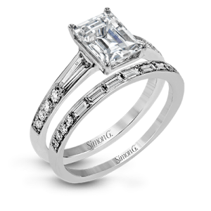 Wedding Set in 18k Gold with Diamonds