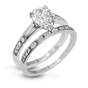 Wedding Set in 18k Gold with Diamonds