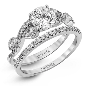 Wedding Set in 18k Gold with Diamonds