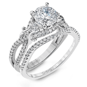 Wedding Set in 18k Gold with Diamonds