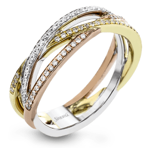 Right Hand Ring in 18k Gold with Diamonds