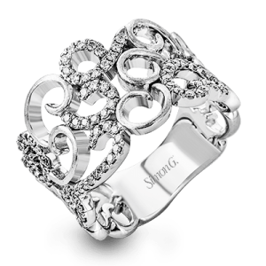 Right Hand Ring in 18k Gold with Diamonds