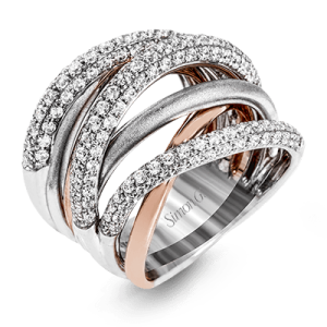 Right Hand Ring in 18k Gold with Diamonds