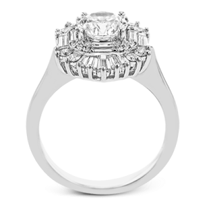Engagement Ring in 18k Gold with Diamonds