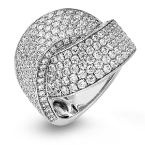 Right Hand Ring in 18k Gold with Diamonds