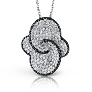 Pendant in 18k Gold with Diamonds