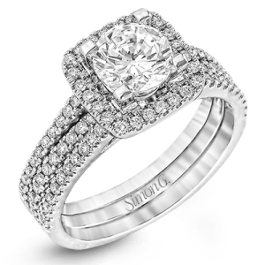Wedding Set in 18k Gold with Diamonds