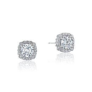 Full Bloom Diamond Stud Earrings