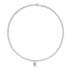 Petite Diamond Link Necklace