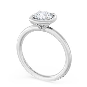 Cushion Solitaire Engagement Ring