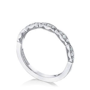 Marquise Design Wedding Band with Diamond