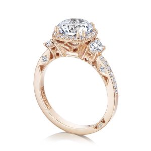 Princess 3-Stone Engagement Ring